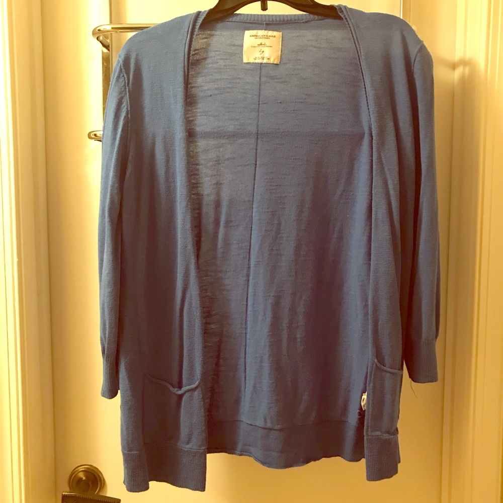 American Eagle Large Blue Cardigan